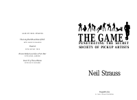 The Game - Neil Strauss.pdf